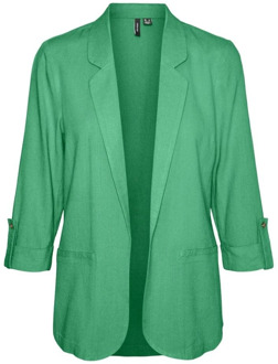 Vero Moda Loose Blazer in Groen Vero Moda , Green , Dames - M,S,Xs