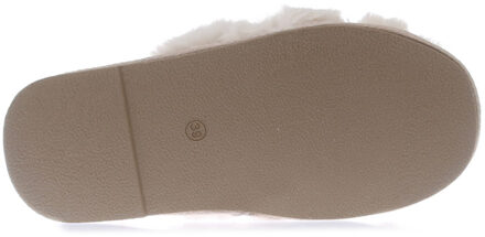 Vero Moda Luise pantoffels voor dames in crème - EU 37 / UK 4