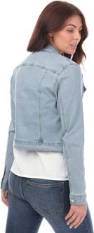Vero Moda Luna denim jack voor dames, lichtblauw