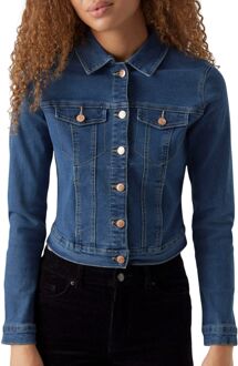 Vero Moda Luna Denim Jas Dames donkerblauw - XS