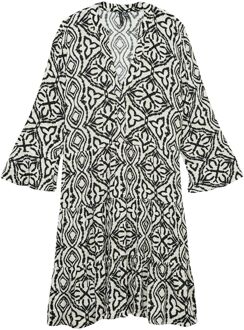 Vero Moda Menny LS V-neck Short Jurk Dames - XL