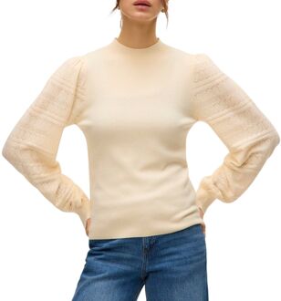 Vero Moda New Limone LS Highneck Sweater Dames