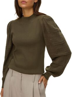 Vero Moda New Limone LS Highneck Sweater Dames