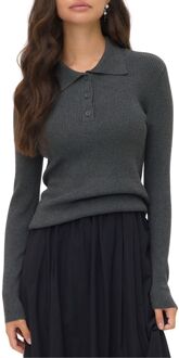 Vero Moda Polo Kraag Pullover Dames - XS