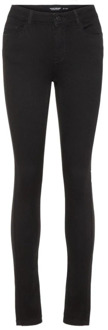 Vero Moda slim fit seven VI506 zwarte shape up skinny jeans - Maat L-L30