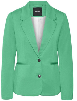 Vero Moda Slim Jersey Blazer Noos Collectie Vero Moda , Green , Dames - Xl,M,S,Xs
