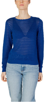 Vero Moda Stijlvolle Jersey Pullover voor Dames Vero Moda , Blue , Dames - L,M,Xs