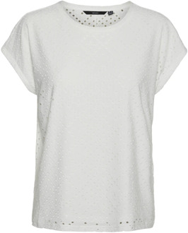 Vero Moda T-Shirts Vero Moda , White , Dames - Xl,L,M,S