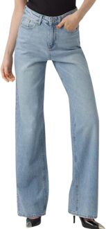 Vero Moda Tessa High Rise Wide Jeans Dames lichtblauw - W30L32
