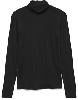 Vero Moda vmalberte ls rollneck top jrs noos 10293803 - Zwart