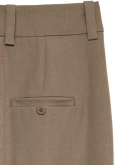 Vero Moda Vmalessia hw wide pleat pant Beige - 36-32