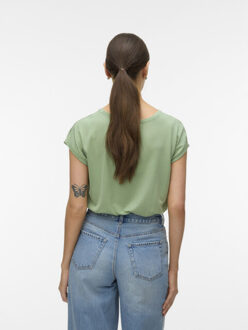 Vero Moda Vmava plain ss top gajrs noos Groen - XL