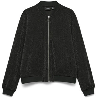 Vero Moda Vmberlin coco ls glitter bomber noo Zwart - S