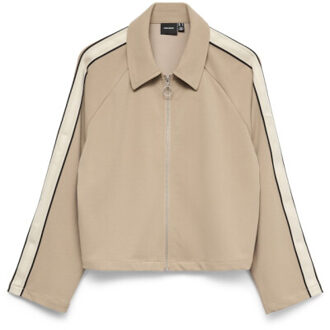 Vero Moda Vmberlin my ls short jacket noos licht - maat L Bruin