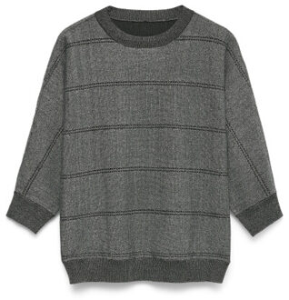 Vero Moda Vmbetina 3/4 knit pullover exp Grijs - L