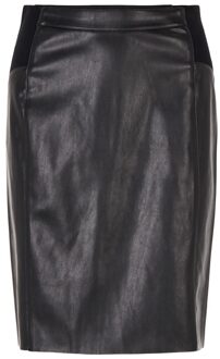 Vero Moda Vmbuttersia Hw Coated Skirt Noos 10218187 Black