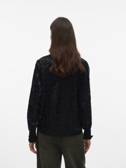 Vero Moda Vmcarla foil l/s v-neck top wvn ga Veelkleurig - S