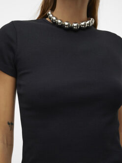 Vero Moda vmchloe ss short top jrs noos 10306894 - Zwart