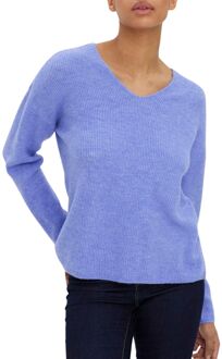 Vero Moda Vmcrewlefile Ls V-neck Blouse Noos