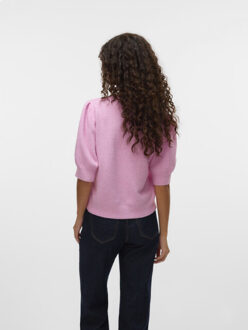 Vero Moda Vmdoffy 2/4 o-neck pullover ga noos Roze