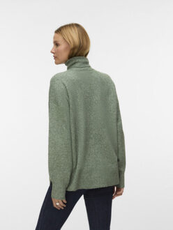 Vero Moda Vmdoffy ls roll neck pullover noos Groen