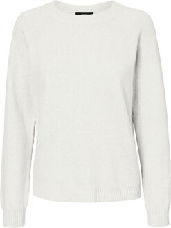 Vero Moda Vmdoffyshine ls o-neck blouse rep n Wit
