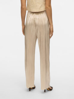 Vero Moda Vmduvi hw wide pant jrs btq ga kit Ecru - S