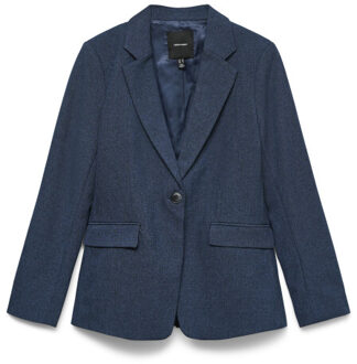 Vero Moda Vmfalke ls regular r boo Blauw - 36