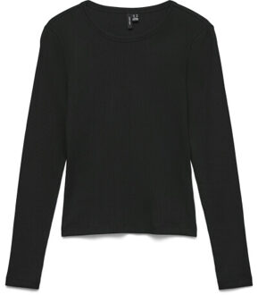 Vero Moda Vmfolia ls top ga jrs mfo Zwart - XL