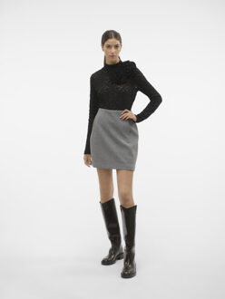 Vero Moda vmfortuneallison hw short skirt ga 10253954 medium grey Grijs