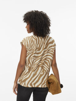Vero Moda Vmfriga ss top jrs boo Beige - L
