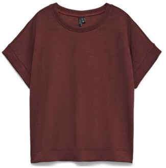 Vero Moda Vmhali ss o-neck top jrs ga boo Rood - L