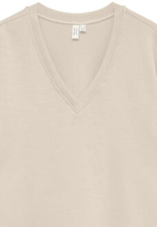 Vero Moda Vmia 2/4 v-neck top jrs btq - maat XL Wit