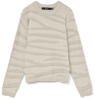 Vero Moda Vmmalou ls o-neck pullover boo off-white Ecru