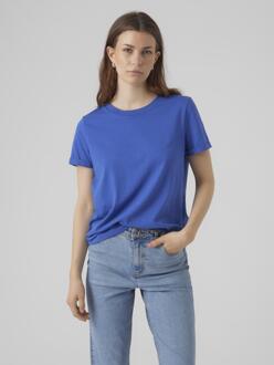 Vero Moda Vmpaula s/s t-shirt noos Blauw - L