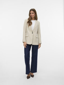 Vero Moda Vmphiline ls regular blazer ecru - maat S