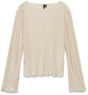 Vero Moda Vmruby ls top exp beige Ecru