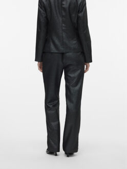 Vero Moda Vmsafina mw straight shiny pant Zwart - L / L32