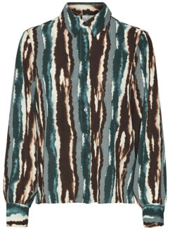 Vero Moda Vmtallia ls shirt wvn btq ga dessin Groen