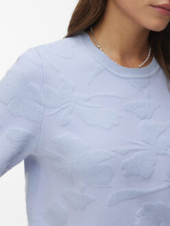Vero Moda vmvista 2/4 o-neck pullover boo 10340131 brunnera Blauw