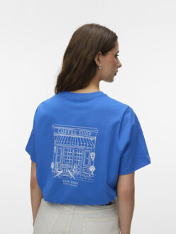 Vero Moda vmyvonne caty ss top box jrs 10338502 nebulas Blauw