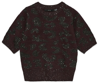Vero Moda vmzuzu 2/4 o-neck pullover 10339441 winetasting Bordeaux - S