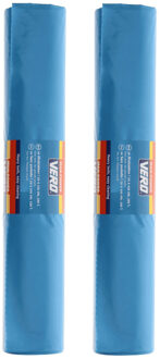 Vero Vuilniszakken - 120 liter - 40x stuks - grote afvalzakken - blauw - 110 x 70 cm
