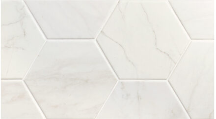 Verona Hexagon White Keramiek 13.9x16 cm Stardos