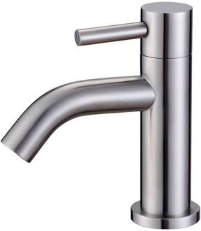 Verona RVS Toiletkraan Met Gebogen Uitloop Aqua Splash