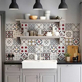 Verpakking 12 Tegel Size 20 X20 Cm Pvc Badkamer & Keuken Leopoli