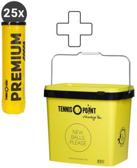 Verpakking 4 stuks 25 x Premium Plus ballenemmer geel - nosize