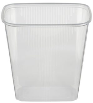 Verpakkingsbekers 500ml met deksel 10st wit