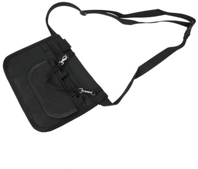 Verpleegkundige Organizer Riemfanny 13-Pocket Heuptas Voor Schaar Care Kit Tool Opslag Bum Bag Unisex Verpleegkundige schort Hip Purse zwart