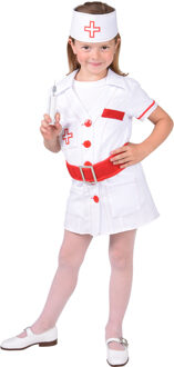Verpleegster kostuum kind Elite Wit - Transparant